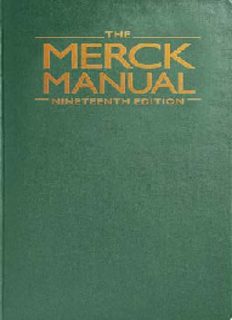 The Merck Manual of Diagnosis and Therapy 19th Edition