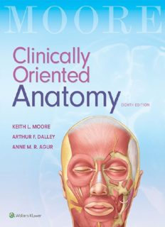 Clinically Oriented Anatomy (8th Edition) by Moore Dally Agur