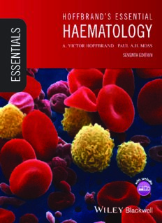 Hoffbrand's Essential Haematology by Victor Hoff Brand